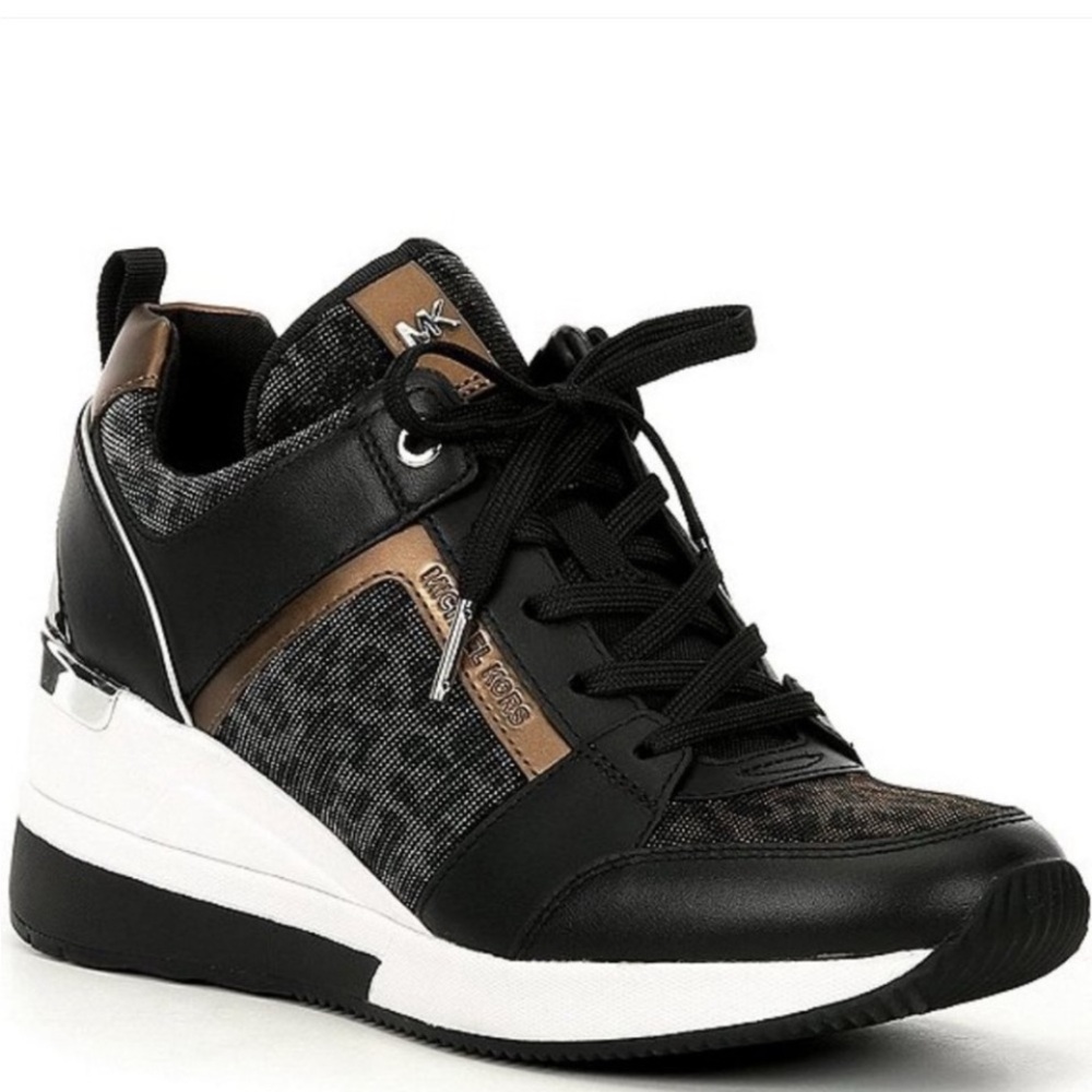 Michael Kors Georgie Panther Glitter Trainer